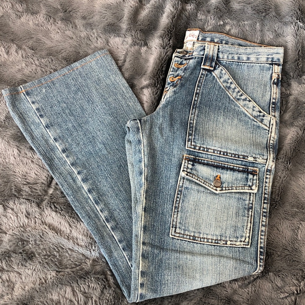 Joie Relaxed Cargo Jeans - Picture 5 of 11